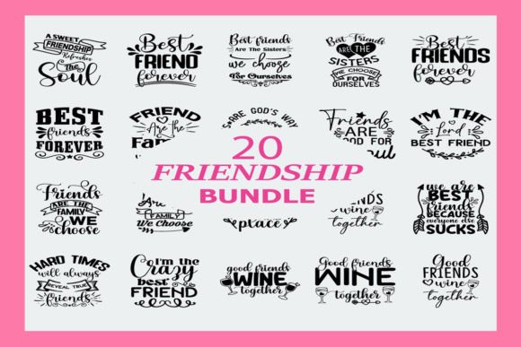Funny Friendship SVG Bundle: A Designer’s Take