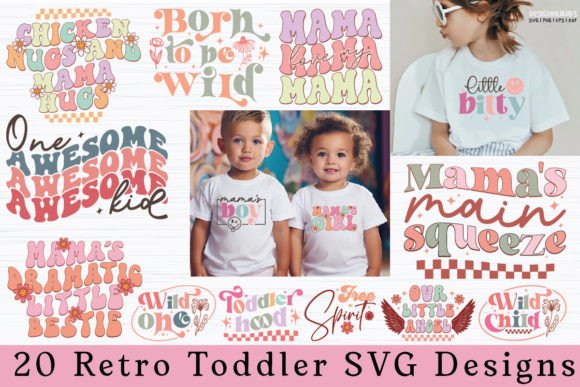 Retro Toddler Funny Kids SVG Bundle Review