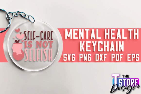 Review: Mental Health Keychain SVG for Embroidery