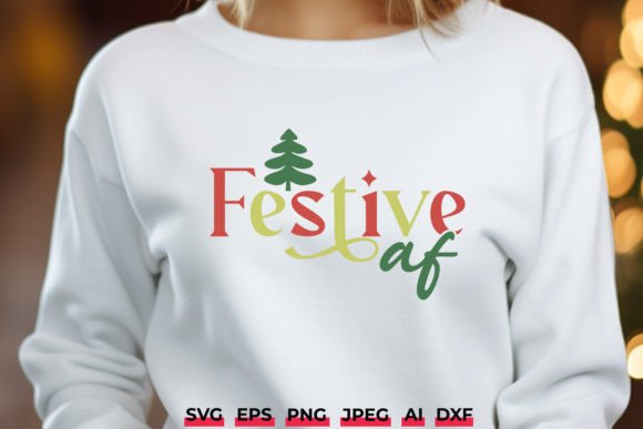 Reviewing Festive AF SVG Funny Retro Christmas for Embroidery