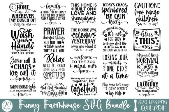 Reviewing the Funny Farmhouse SVG Bundle for Stitchers