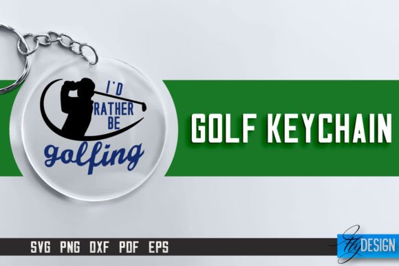 Reviewing the Golf Keychain SVG Design for Stitching