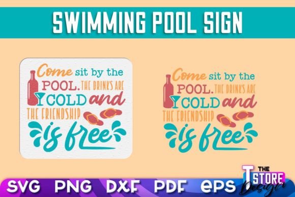 Reviewing the Swimming Pool Sign SVG for Embroidery